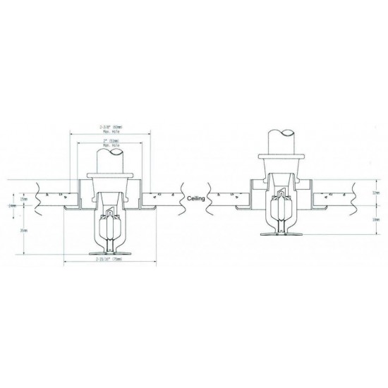Pendent Sprinkler – Hızlı Tepkili Pendent Sprinkler – Hızlı Tepkili